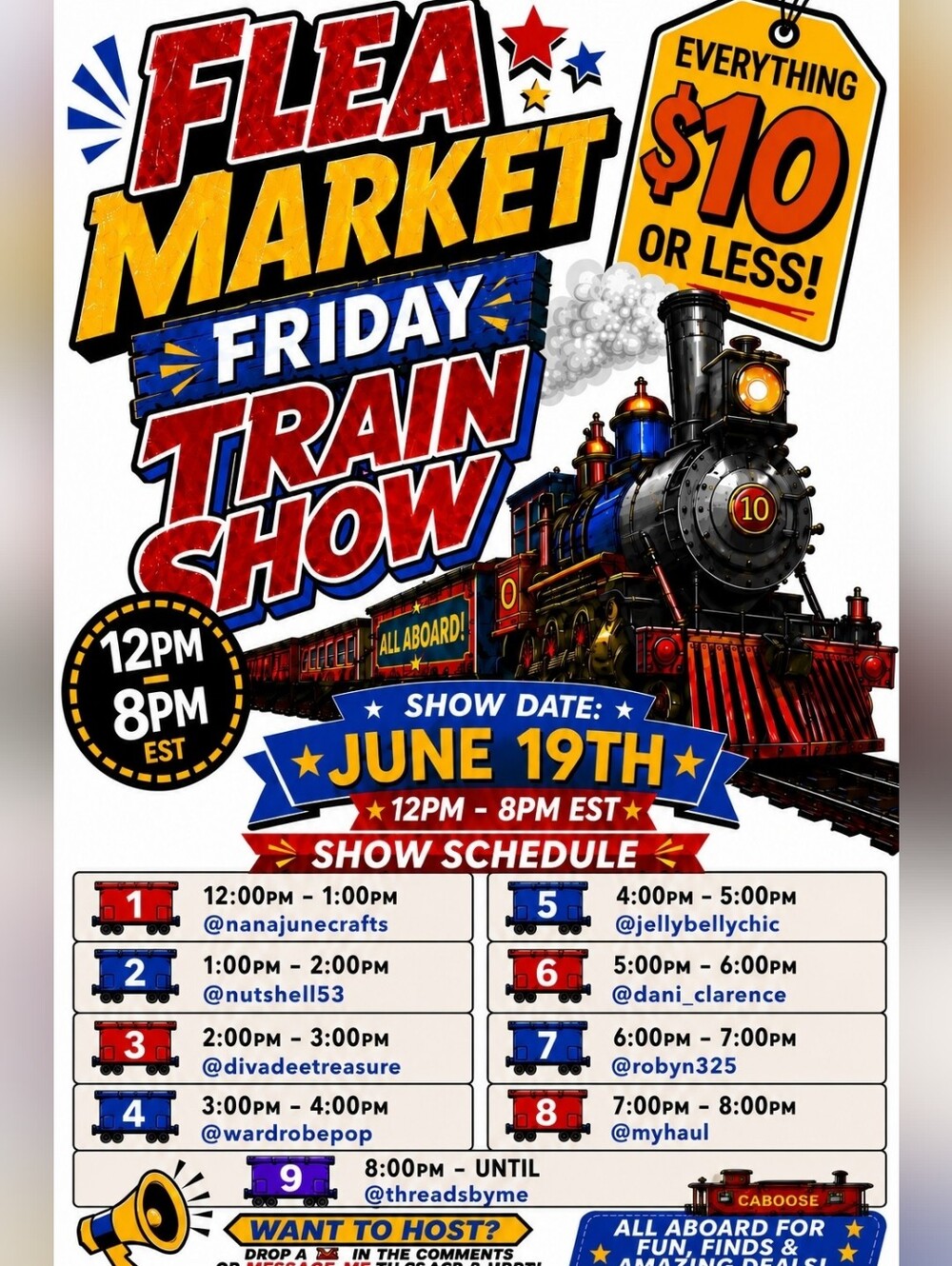 Flea Market Friday Train Show!
